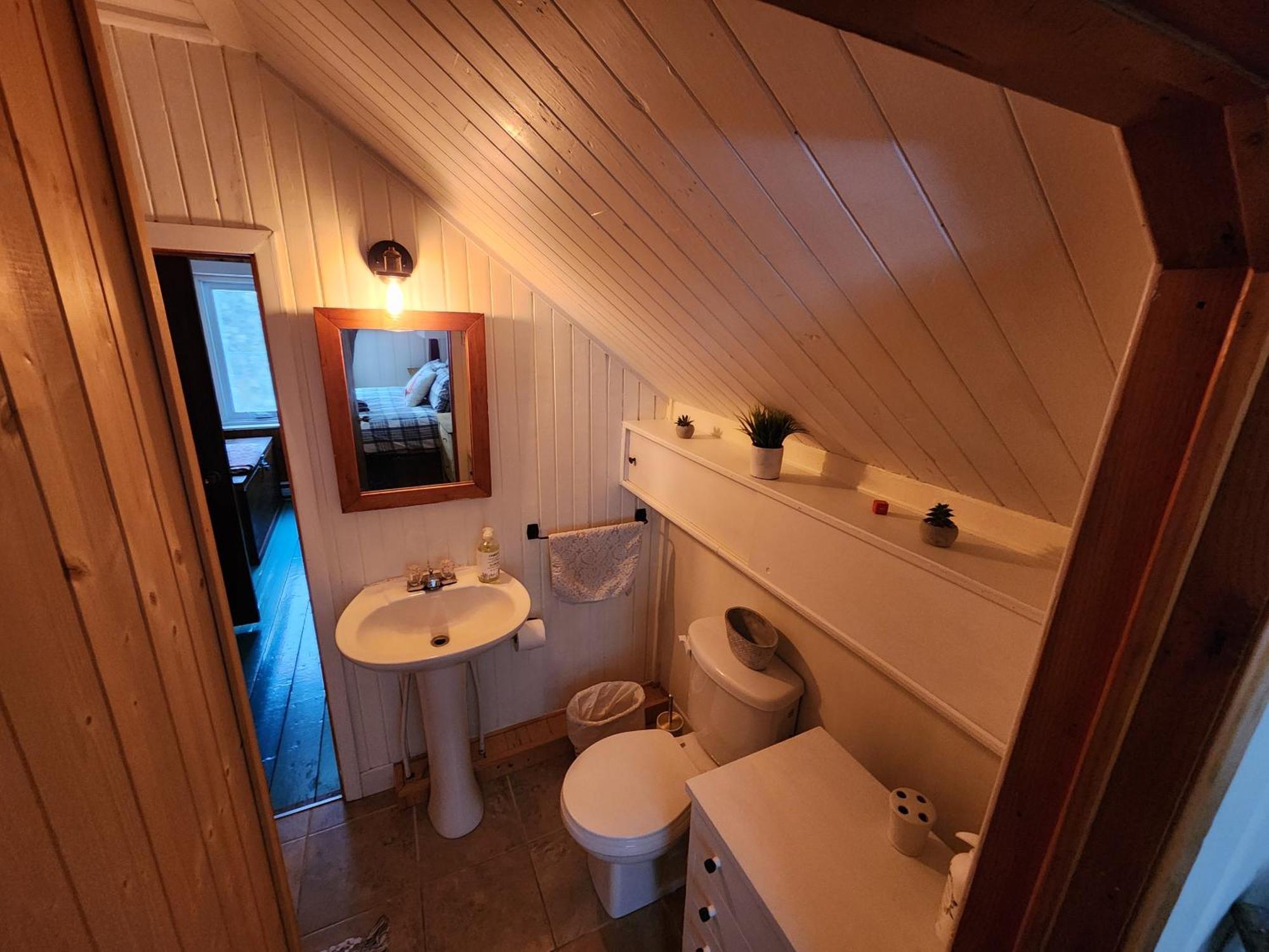Chalets Nabu La Sacacomie - Riviere - Billard Saint-Alexis-des-Monts Exteriér fotografie