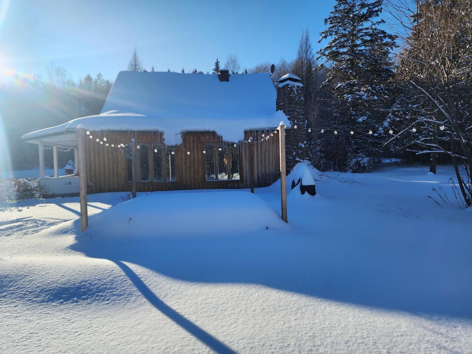 Chalets Nabu La Sacacomie - Riviere - Billard Saint-Alexis-des-Monts Exteriér fotografie