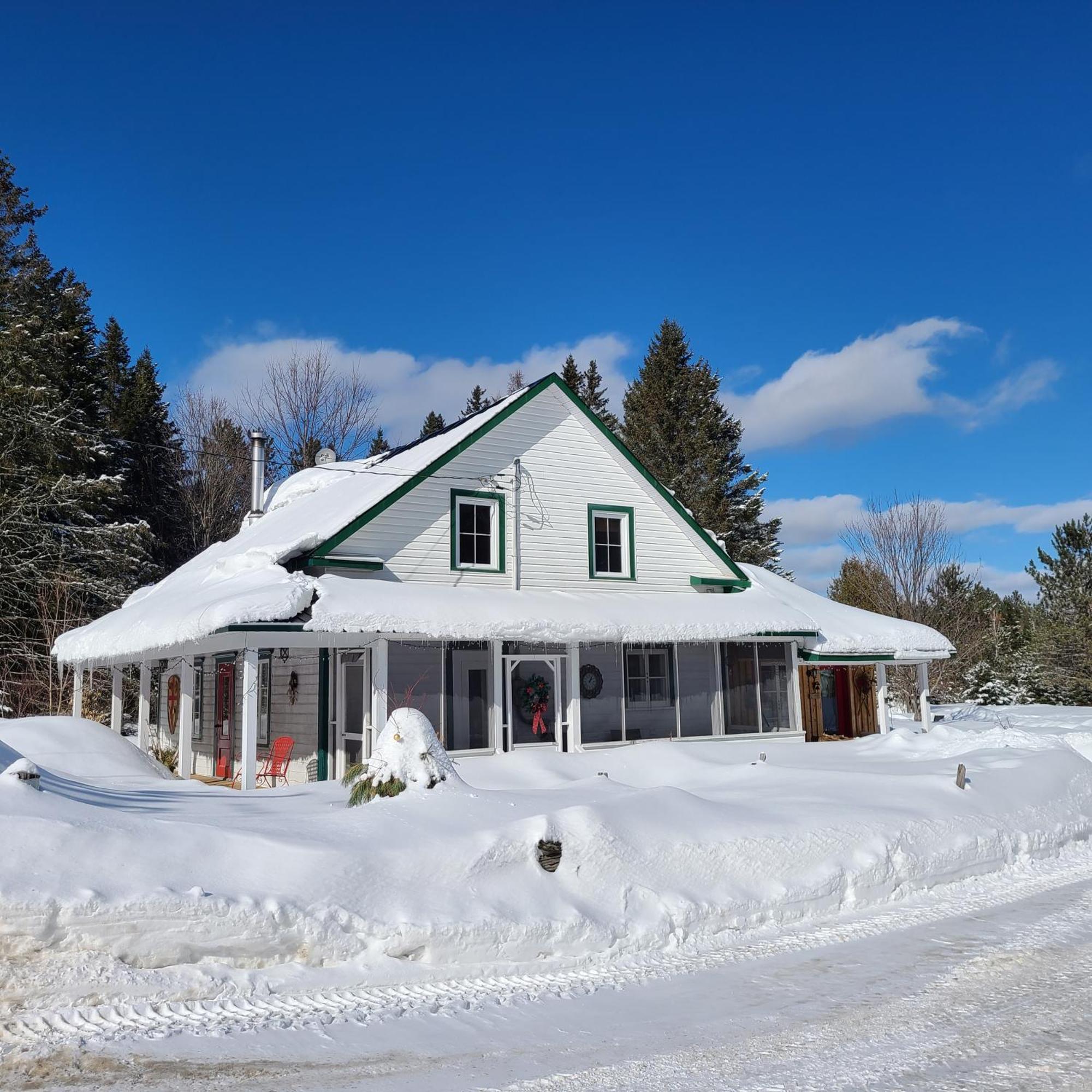 Chalets Nabu La Sacacomie - Riviere - Billard Saint-Alexis-des-Monts Exteriér fotografie